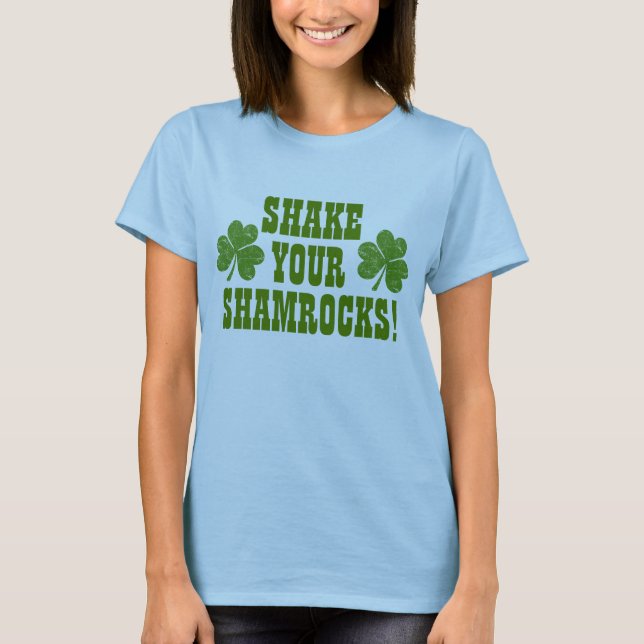 T-shirt Secouez Vos Shamrocks ! (Devant)