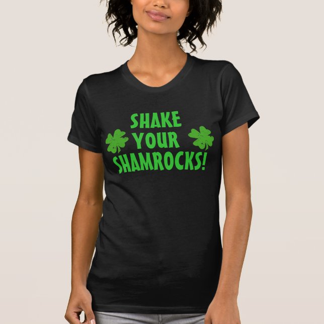 T-shirt Secouez vos shamrocks (Devant)