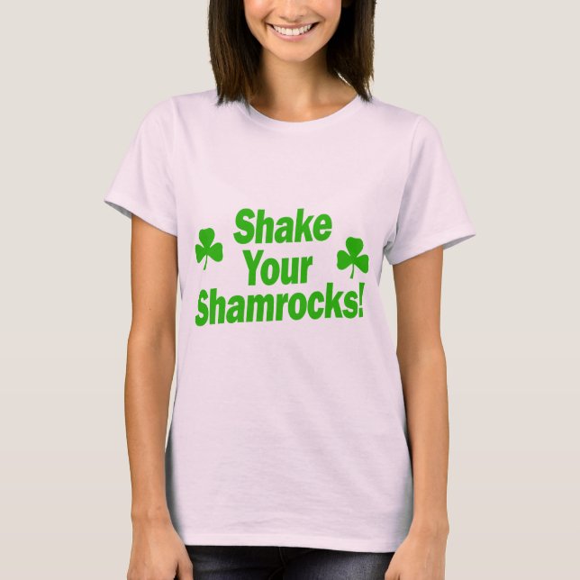 T-shirt Secouez Vos Shamrocks ! (Devant)