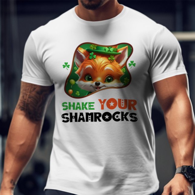 T-shirt Secouez vos Shamrocks - La chance et le rire irlan (Créateur téléchargé)