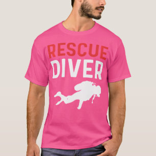 T-shirt Secourez Diver Crew. Secourir la plongée