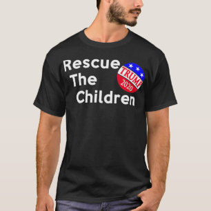 T-shirt Secourez Les Enfants Trump 2020 Électronique Prési