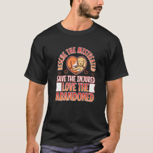 T-shirt Secourez Les Maltraités Sauvons Les Blessés