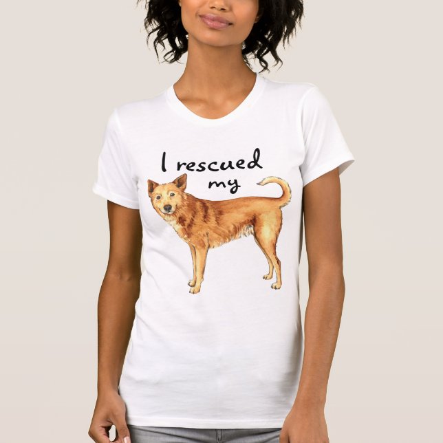 T-shirt Secourir Canaan Dog (Devant)