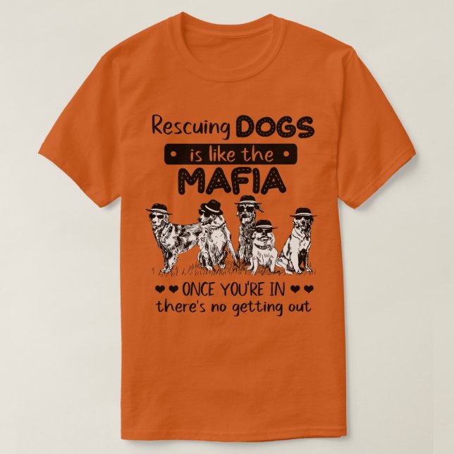 T-shirt Secourir Des Chiens Est Comme Le Secourt De Chiens (Design devant)