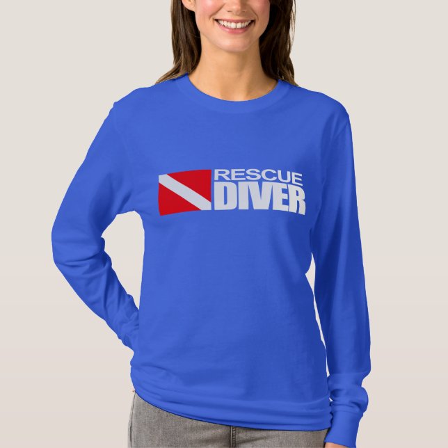 T-shirt Secourir Diver 4 Vêtements (Devant)