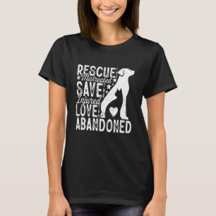 T-shirt Secourir Le Mistreated Sauvons L'Amour Blessé L'Ab