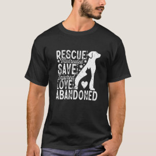 T-shirt Secourir Le Mistreated Sauvons L'Amour Blessé L'Ab