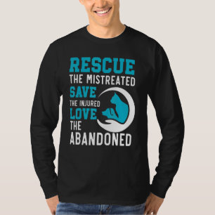 T-shirt Secourir Le Mistreated Sauvons L'Amour Blessé L'Ab