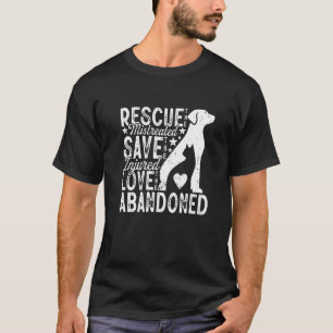 T-shirt Secourir Le Mistreated Sauvons L'Amour Blessé L'Ab