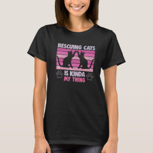T-shirt Secourir Les Chats Est Mon Droit Des Animaux