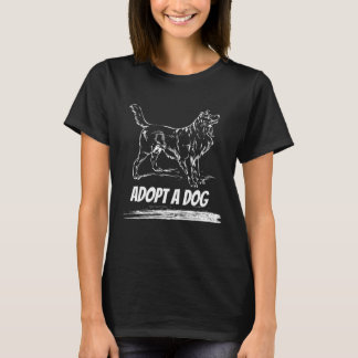 T-shirt Secourir Les Chiens Adopter Un Chien