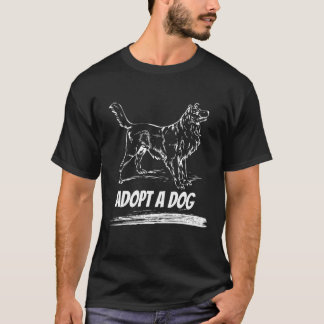T-shirt Secourir Les Chiens Adopter Un Chien