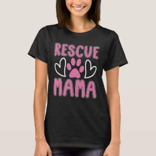 T-shirt Secourir Mama Animal Adoption Blessé Amour Animal