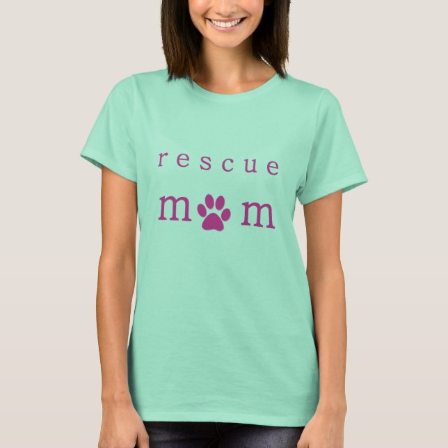 T-shirt Secourir maman (Devant)