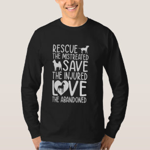 T-shirt Secourir Mistreated Sauver l'amour blessé Anim aba