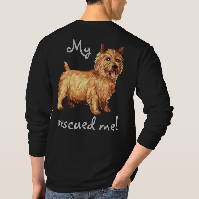 T-shirt Secourir Norwich Terrier (Dos)