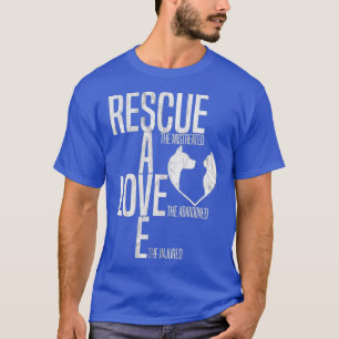 T-shirt Secourir Sauver l'amour Funny Chien Chat Animal sa