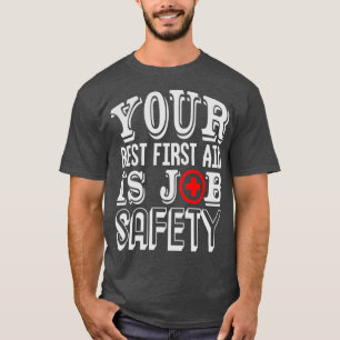 T-shirt secourir service travail paramedic first aider 1