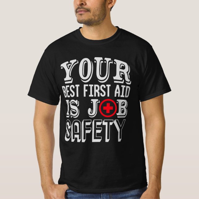 T-shirt secourir service travail paramedic premier aider (Devant)