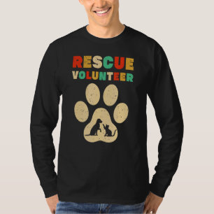 T-shirt Secourir Volontaire Animal Shelter Chien Chat Amou