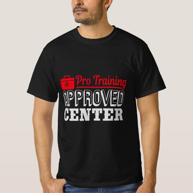 T-shirt secourisme paramédical réanimation d'urgence (Devant)