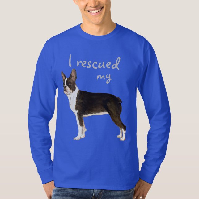 T-shirt Secourt Boston Terrier (Devant)