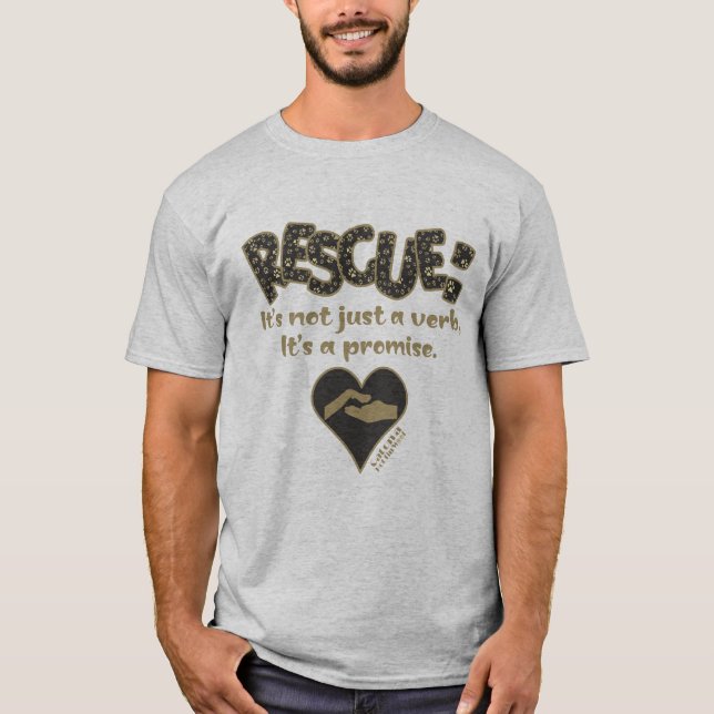 T-shirt Secourt : Ce n'est pas seulement un verbe (Devant)