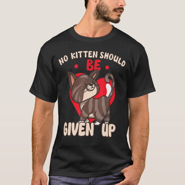 T-shirt Secourt Chat Droits des animaux Secourt Chat Adopt (Devant)