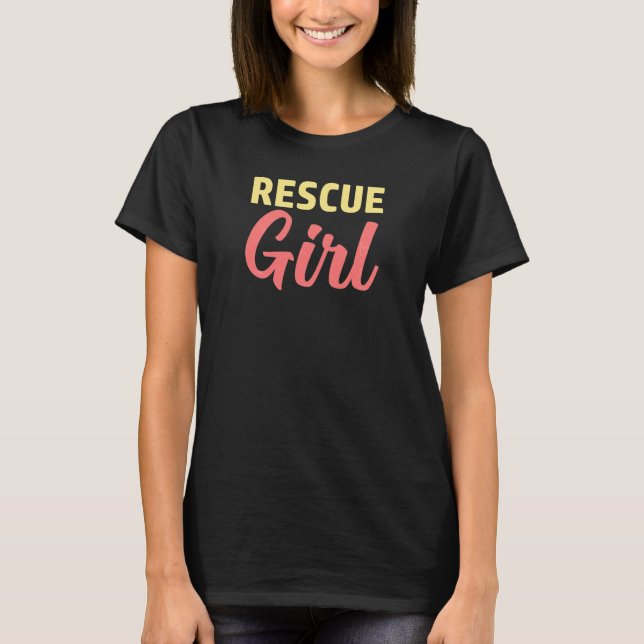 T-shirt Secourt chat fille adoption chat fille chat vétéri (Devant)