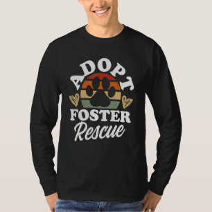 T-shirt Secourt de chien Adopter Secourt d'élevage d'anima