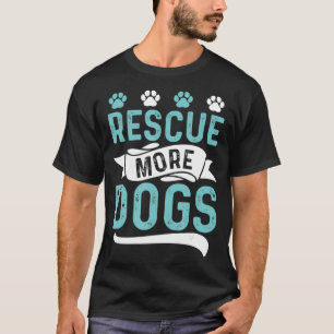 T-shirt Secourt de chien d'abri animal Secourt neutre de g