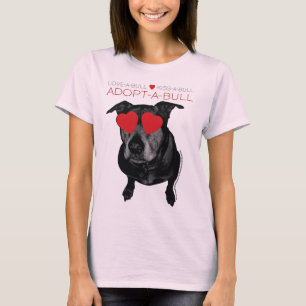 T-shirt secourt de chiens du centre-ville "Adopt-A-Bull"