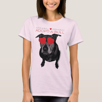 T-shirt secourt de chiens du centre-ville "Adopt-A-Bull"