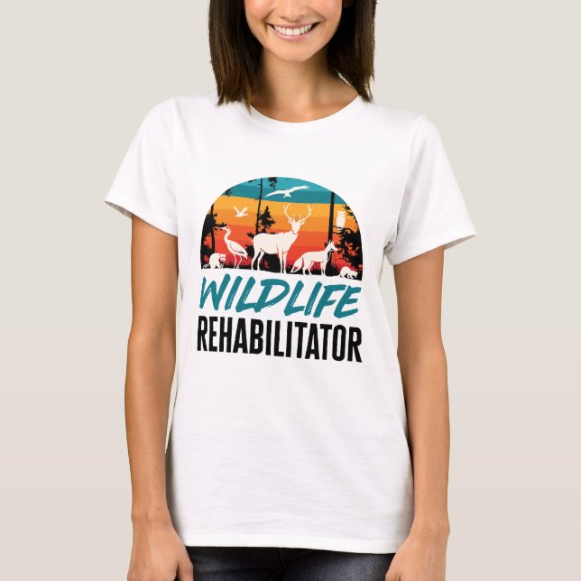 T-shirt Secourt de réhabilitation de la faune (Devant)