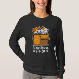 T-shirt Secourt folle Femmes animal dame