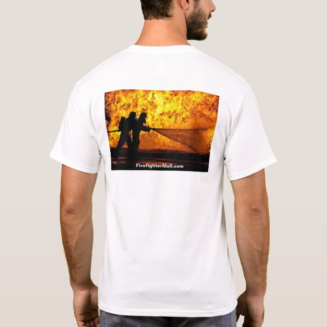 T-shirt Secourt incendie pompier (Dos)