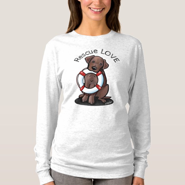 T-shirt Secourt laboratoire de chocolat (Devant)