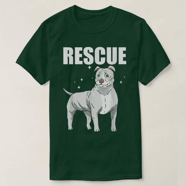 T-shirt Secourt Pitbull, Propriétaire De Chien Lover Pit B (Design devant)
