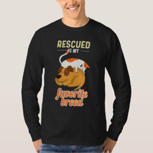 T-shirt Secouru Est Mes Chiens De Sauvetage Animaux De Rac