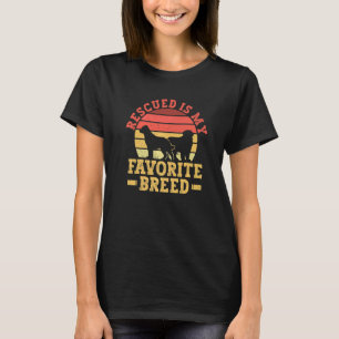 T-shirt Secouru Est Mon Abri Animal De Race Favorite