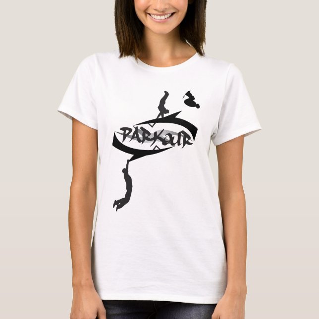 T-shirt Secousse abstraite de Parkour (Devant)
