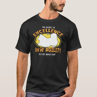 T-shirt Secret américain de chien esquimau d'agilité