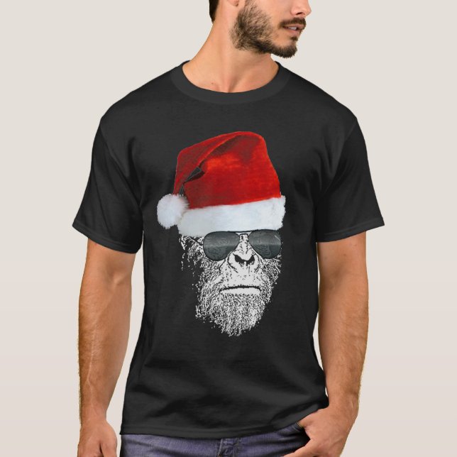 T-shirt secret de Sasquatch Père Noël (Devant)