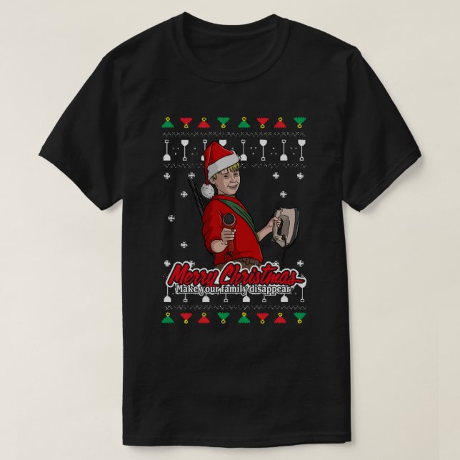 T-shirt Secret Home Alone Cadeaux Movie Fan (Design devant)