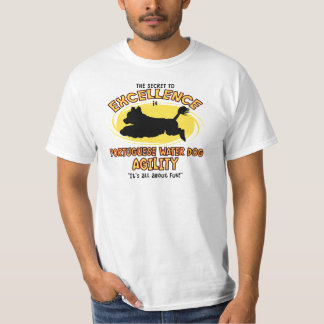 T-shirt Secret portugais de chien d'eau d'agilité