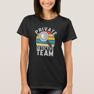 T-shirt Secret Spy Private Detective Team