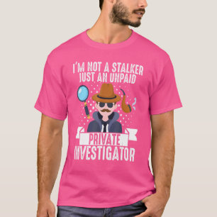 T-shirt Secret Spy Private Eye Crimescene Enquêteur I M