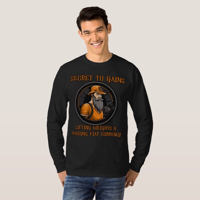 T-shirt Secret sur les gains (Devant entier)