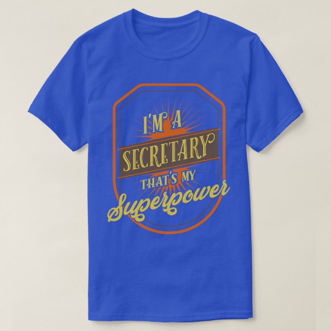 T-shirt Secrétaire (Design devant)